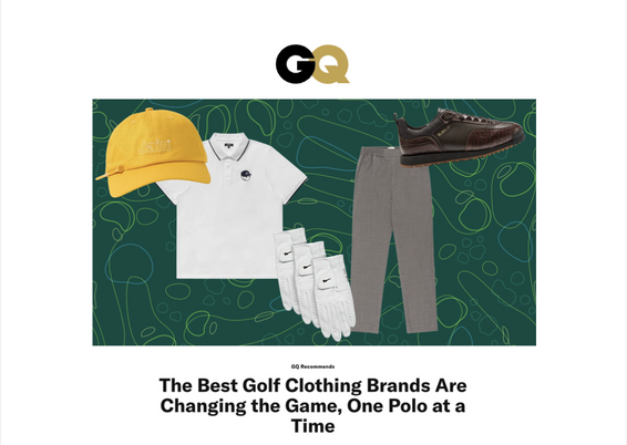 Macade Golf featured in GQ